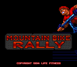Exertainment Mountain Bike Rally (USA) - Title Screen