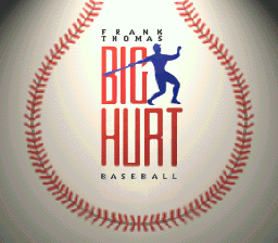 Frank Thomas Big Hurt Baseball (USA) - Title Screen