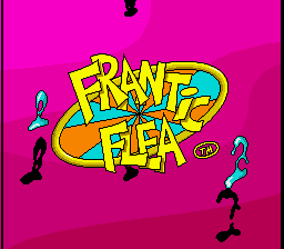 Frantic Flea (USA) - Title Screen
