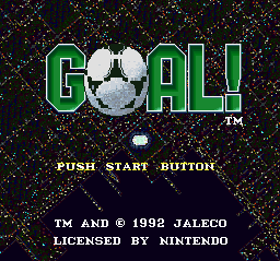 Goal! (USA) - Title Screen