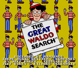 Great Waldo Search, The (USA) - Title Screen