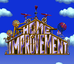 Home Improvement - Power Tool Pursuit! (USA) - Title Screen