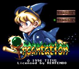 Incantation (USA) - Title Screen