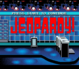 Jeopardy! - Sports Edition (USA) - Title Screen
