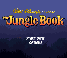 Jungle Book, The (USA) - Title Screen