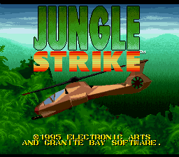 Jungle Strike (USA) - Title Screen