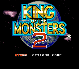 King of the Monsters 2 (USA) - Title Screen