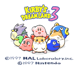 Kirby's Dream Land 3 (USA) - Title Screen