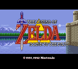 Legend of Zelda, The - A Link to the Past (USA) - Title Screen