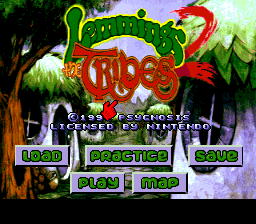 Lemmings 2 - The Tribes (USA) - Title Screen