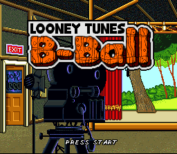 Looney Tunes B-Ball (USA) - Title Screen