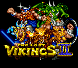 Lost Vikings 2 (USA) - Title Screen