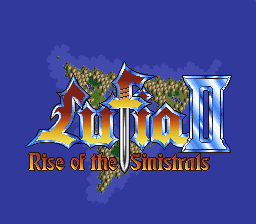 Lufia II - Rise of the Sinistrals (USA) - Title Screen