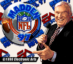 Madden NFL 97 (USA) - Title Screen