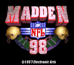 Madden NFL 98 (USA) - Title Screen