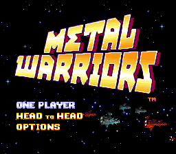 Metal Warriors (USA) - Title Screen