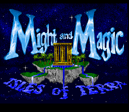 Might and Magic III - Isles of Terra (USA) - Title Screen