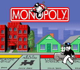 Monopoly (USA) (Rev 1) - Title Screen