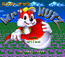 Mr. Nutz (USA) (En,Fr) - Title Screen