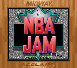 NBA Jam (USA) (Rev 1) - Title Screen
