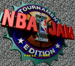 NBA Jam - Tournament Edition (USA) - Title Screen