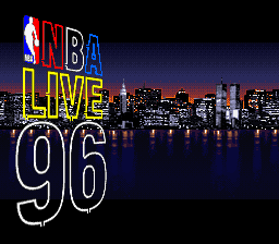 NBA Live 96 (USA) - Title Screen