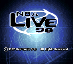 NBA Live 98 (USA) - Title Screen