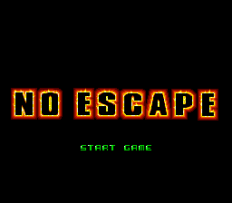 No Escape (USA) - Title Screen