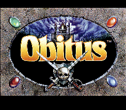 Obitus (USA) - Title Screen