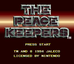 Peace Keepers, The (USA) - Title Screen