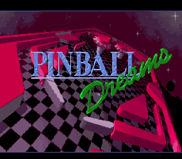 Pinball Dreams (USA) - Title Screen