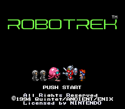 Robotrek (USA) - Title Screen
