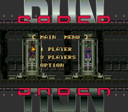 Run Saber (USA) - Title Screen