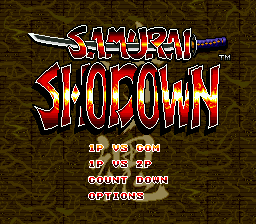 Samurai Shodown (USA) - Title Screen