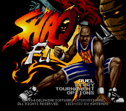 Shaq-Fu (USA) - Title Screen