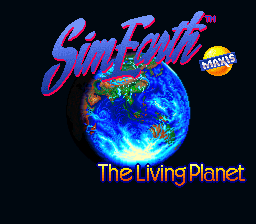 SimEarth - The Living Planet (USA) - Title Screen