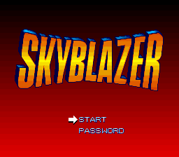 Skyblazer (USA) - Title Screen