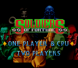 Soldiers of Fortune (USA) - Title Screen