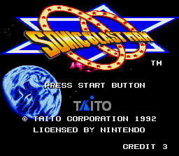 Sonic Blast Man (USA) - Title Screen