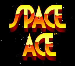 Space Ace (USA) - Title Screen