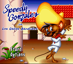 Speedy Gonzales - Los Gatos Bandidos (USA) (Rev 1) - Title Screen