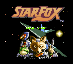 Star Fox (USA) (Rev 2) - Title Screen