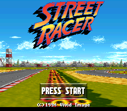 Street Racer (USA) - Title Screen