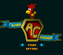 Super Alfred Chicken (USA) - Title Screen