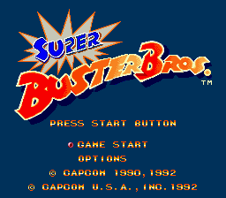 Super Buster Bros. (USA) (Rev 1) - Title Screen