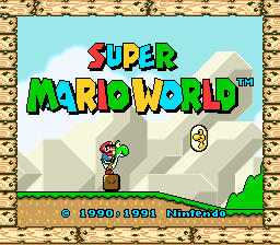 Super Mario World (USA) - Title Screen