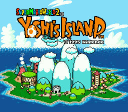 Super Mario World 2 - Yoshi's Island (USA) (Rev 1) - Title Screen