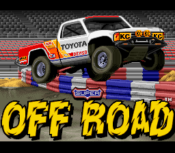 Super Off Road (USA) - Title Screen