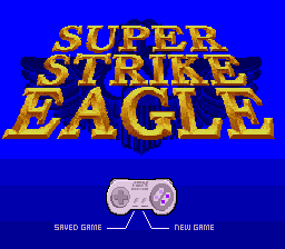 Super Strike Eagle (USA) - Title Screen