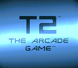 T2 - The Arcade Game (USA) - Title Screen